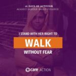 Bellamy Young Instagram - I stand with her right to walk home at night, go to work, get an education, travel abroad, and do so much more #WithoutFear of experiencing violence, harassment, or abuse. This #16Days I’m joining @careorg in demanding U.S. leaders put women’s rights, safety, and well-being first by fully funding global programs that prevent and respond to gender-based violence. Speak up with me by signing the petition here 👉 https://bit.ly/3QFZ18M I'm sending everyone so very much love. 🧡🧡🧡