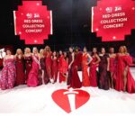 Bellamy Young Instagram - What an honor to join @american_heart and @goredforwomen at the #RedDressCollection Concert Wednesday at @jazzdotorg . So fun to snuggle old friends- & make some new ones- all while raising awareness about women’s heart health. (And sweet @ddlovato & @mickeyguyton, you both sang your faces off! 🎶🔥👑) Take a few moments today to check in with the women you love and encourage them to take care of their health and heart. Together, we can save more lives. #OurHearts #HeartMonth ❤️ That wonderful song I'm walking to in the show is a new release by my dear friend @cyrilleaimee called #BeautifulWay check it out! ❤️ Big thank you for my glam: Red Carpet: @gustavocadile    Runway: @sachinandbabi  @style_byjordan @elizabethcookmua @kenkozhair @pearlfection10 ❤️ Also big thanks to #bacitracin, #arnica, & my #RedLightTherapy portable mini for helping my chin heal enough to be ready for a night out!😄🤦🏻‍♀️🤷🏻‍♀️ Hope everybody's having a beautiful weekend! ❤️❤️❤️❤️❤️