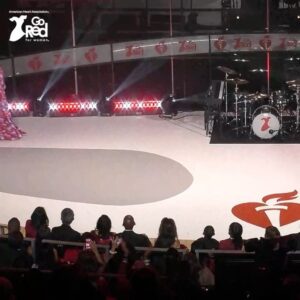 Bellamy Young Instagram - What an honor to join @american_heart and @goredforwomen at the #RedDressCollection Concert Wednesday at @jazzdotorg . So fun to snuggle old friends- & make some new ones- all while raising awareness about women’s heart health. (And sweet @ddlovato & @mickeyguyton, you both sang your faces off! 🎶🔥👑)
Take a few moments today to check in with the women you love and encourage them to take care of their health and heart. Together, we can save more lives. #OurHearts #HeartMonth ❤️
That wonderful song I'm walking to in the show is a new release by my dear friend @cyrilleaimee called #BeautifulWay check it out! ❤️
Big thank you for my glam: Red Carpet: @gustavocadile    Runway: @sachinandbabi  @style_byjordan
@elizabethcookmua @kenkozhair @pearlfection10 ❤️
Also big thanks to #bacitracin, #arnica, & my #RedLightTherapy portable mini for helping my chin heal enough to be ready for a night out!😄🤦🏻‍♀️🤷🏻‍♀️
Hope everybody's having a beautiful weekend! ❤️❤️❤️❤️❤️