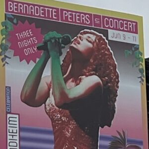 Bernadette Peters Instagram - 🎶Tonight tonight I’ll be on stage tonight🎶. And Saturday and Sunday. See ya at the Pasadena Civic Auditorium ❤️