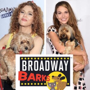 Bernadette Peters Instagram - Woof woof! Broadway Barks is back IN PERSON at Shubert Alley, July 9, 2022! Join co-founder Bernadette Peters and co-host Tony winner Sutton Foster at our 24th annual event helping animals in need find their furever homes 🐶🐱