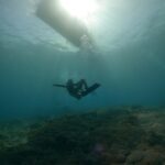 Berta Castañé Instagram - aprendiendo a volar bajo el agua🩵