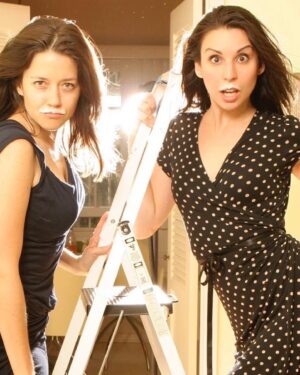 Beth Dover Instagram - The happiest  of birthdays to my dear friend and partner in many things, but mainly ridiculous photo shoots. Happy Birthday @vhu ! 🎉💗🎉 (thank you @kateromeropics and @novakaplan for the professional pics)
