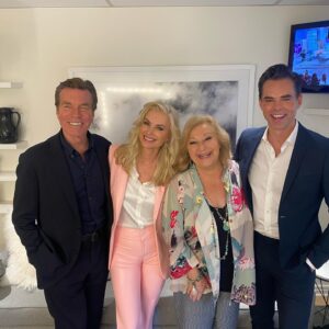 Beth Maitland Instagram - Best morning with this wild bunch!! #myabbotts @youngandrestlesscbs @cbstv @eileendavidsonofficial @myjasonthompson #peterbergman