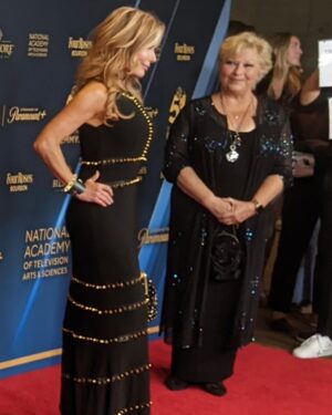 Beth Maitland Instagram - My forever, ride or die Emmy date. The gorgeous @traceybregman1  Thank you @youngandrestlesscbs for another chance to celebrate our amazing family. @cbs #daytimeemmys