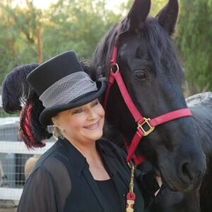 Beth Maitland Instagram - Happy Day of the horse. This is the lovely Zazou. #friesianprincess