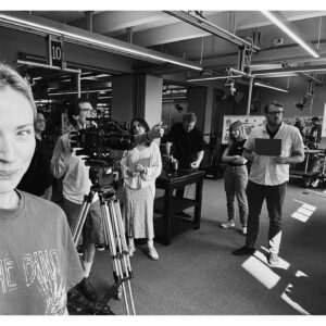 Beth Riesgraf Instagram - I made friends at school today.🎥🖤🎬 
#arrialexa35 #arri