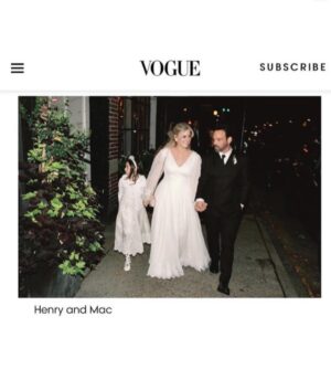 Beth Riesgraf Instagram - An honor and joy to celebrate this gorgeous couple @ilariaurbinati @thejohnnyhunt 🤍 I love your love.

@voguemagazine @vogueweddings @henryandmac