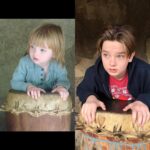 Beth Littleford Instagram – 10 year challenge! Photos of Jackson at age 3 and age 13 on the drum at the The Living Desert outside Palm Springs.