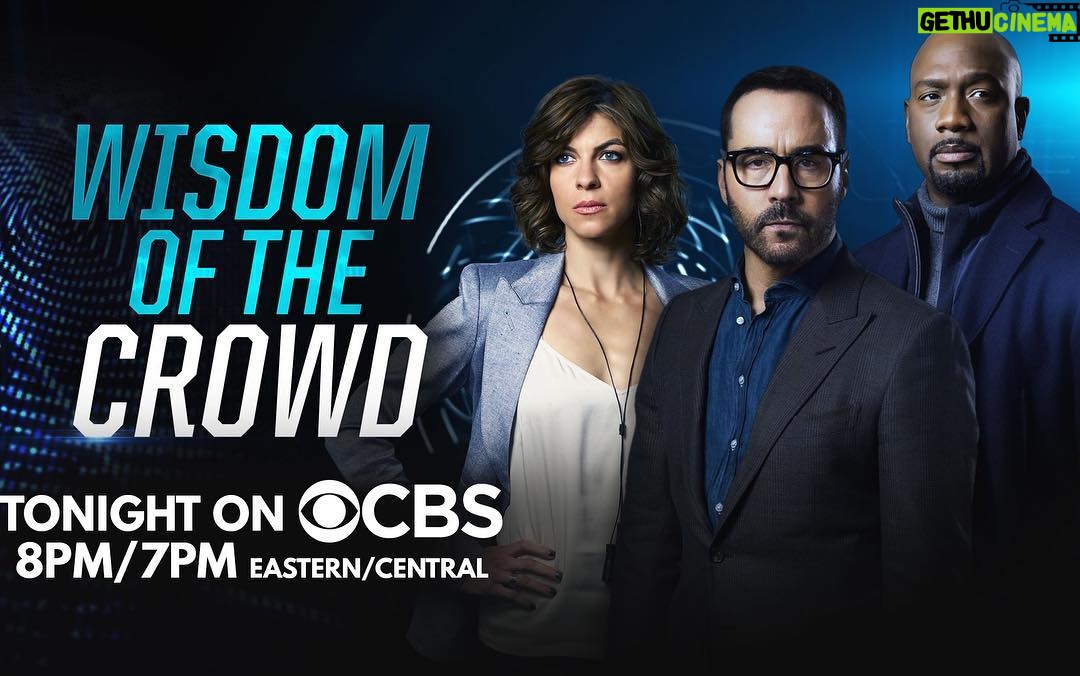 Beth Littleford Instagram - I'm recurring on @wisdomcbs starting tonight at 8. Fun scene with @jeremypiven (I'm playing yet another ball buster.) #wisdomofthecrowd #CBS