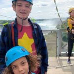 Beth Littleford Instagram - Zip lining at Niagara Falls. Getting the little one hooked on adrenaline early.