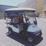 Beth Littleford Instagram - Guest starring on #LethalWeapon. They let me take a golf cart across the WB lot for lunch. Very exciting! Maxed out at 7mph! #Yeehaw