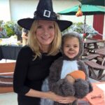 Beth Littleford Instagram – With my little chipmunk… or squirrel… or other random bushy-tailed rodent #HappyHalloween