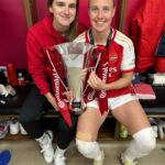 Beth Mead Instagram - Vivi thank you for all you have done, Arsenal won’t be the same without you. 😞 A record breaker, a baller, the goat, the ultimate goal scorer, the list could go on. I’m very honoured & privileged to have played 7 amazing years as your team mate and watch you shine on the daily, which I know you’ll continue to do and shine even brighter. You’ll be missed massively but thank you again for what you have done for this club, LEGEND. We love you 🥹❤️ @viviannemiedema