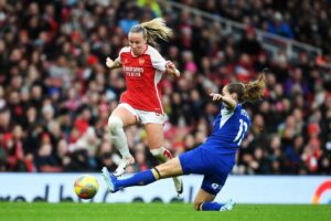Beth Mead Instagram - LONDON IS RED ❤️ 

Record crowd, our fans are incredible 👏🏼 @arsenalwfc