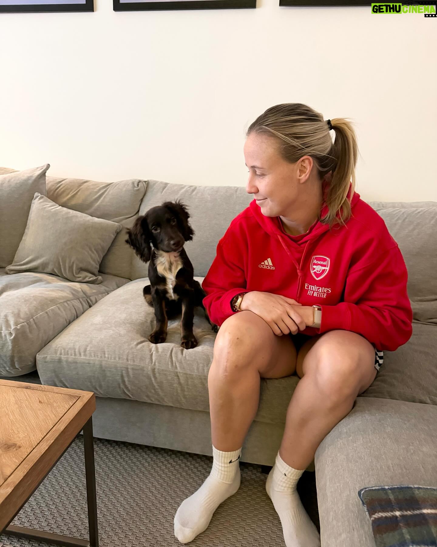 Beth Mead Instagram - 𝐒𝐭𝐚𝐫𝐭 𝐨𝐟 𝐭𝐡𝐞 𝐲𝐞𝐚𝐫 𝐝𝐮𝐦𝐩 🌅 🐾 ⚽️