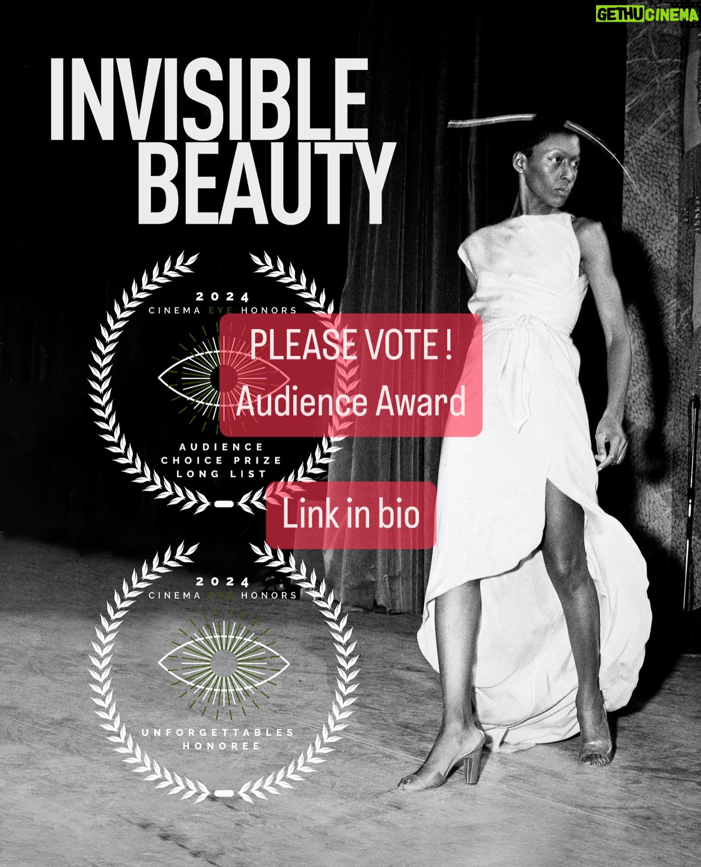 Bethann Hardison Instagram - PLEASE VOTE ππ½ If you liked Invisible Beauty, show your love by voting in the @cinema.eye.honors Audience Awards. And tell your friends! Our film made the long list - and Bethann was also nominated in the Unforgettables category. ππΌππΌππΌ Please support! Link in bio or here: https://cinemaeyehonors.com/audience-choice-voting/