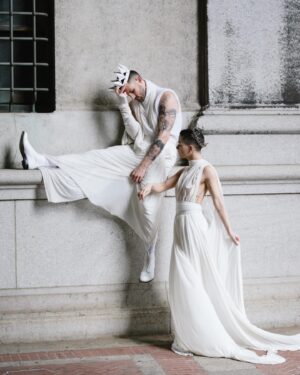 Bethany C. Meyers Instagram - 6 years today, and I’d do 600 more. Happy anniversary @nicotortorella // 3’s and 9’s forever.