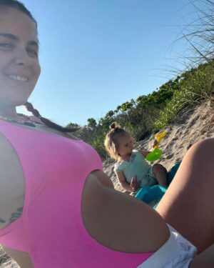 Bethany C. Meyers Instagram - Our decision to move to Florida still blows my mind when I really stop to think about it. If you had told me a year ago this is where we’d be, I would have laughed in your face. 

I talk about this in an older post but both Nico and I feel as though Kilmer lead us there. From her first visit we felt very pulled to make the move which both excited and surprised us. 

When I’ve talked about this online I’ve been met with a mix of “that’s amazing!” and also “how could you?!” - which kind of makes me giggle at just how adamantly folks feel about where you chose to live. I’m assuming most of the haters are now happy for our move given Florida could use some extra progressive minds and votes…especially these days, but that’s not what this post is about. 

This is about the other soul that was rooting for our move. Our second baby - who we conceived quite literally the very first day we arrived in our new state. The month before our move we were at our fertility clinic, meeting with our doctor for family planning. We did an IUI cycle which means they closely watch and predict ovulation, wash the sperm and manually inseminate directly into the uterus. It’s perfectly timed for optimal results. When I didn’t fall pregnant I had so many fears that we were in for another long fertility journey just like we had gone through for Kilmer Dove. 

Our first day in Florida I had an inkling I might be ovulating. I didn’t pee on a stick or even open my tracking app. I don’t need to go into more detail here because you know what happened, but that baby said…I’m home! and snuggled its way into my lining. 

When we found out we were pregnant it hit us that Kilmer didn’t want to move to Florida just for her, she wanted to go get her baby sibling. And our second baby was willing us here as well. And it just served as the most beautiful reminder to trust your gut. To lean into the unknown. To know that sometimes you have tear up what it looks like on paper and do the thing that feels right. The end always leads to the beginning.