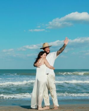 Bethany C. Meyers Instagram - Things are expanding in the Meyers-Tortorella household—our hearts, our family, and my belly. 🥰 We are happy to announce that baby number two is coming in October.

It took years to conceive our first, and this baby made its way into our lives as soon as we touched down at the ocean, which still feels completely surreal. Already, I see the personality differences between our first and second. Which makes me feel like so much of fertility and family expansion is divine timing. We did all the earthly tactics to get our babies, while our babies did all the heavenly ones. Together, we combine forces to prepare for their grand entrance into the world.

To @nicotortorella, I can’t wait to go down this path again—one that is both familiar and completely unknown. Thank you for being the ultimate belly-rubber, crepe-finder, and Kilmer-soother so I can tack on another 30 minutes to my nap. Kilmer Dove, you are my first, and I love you. But pretty soon, I’m gonna need you to stop jamming your finger into my belly button while yelling ‘BA BA!!’

Lastly, I want to acknowledge that when you’ve experienced pregnancy loss or have struggled to conceive, pregnancy announcements always feel bittersweet, sometimes even your own. It’s not lost on me that some people reading this are still hoping for their first while I announce my second. There are never any words that make it better, so I won’t try to offer them. I will just let you know that you are seen and your sorrow is held, even in my joy.

Love you all. Thank you, as always, for the endless support and understanding as we make these big life changes. 

Photos by Uncle Wook @rocco_tortorella