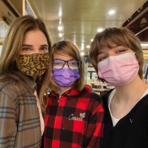 Betsy Brandt Instagram - Holiday cheese shopping at Monsieur Marcel  earlier today with my two best everyday presents. ❤️❤️❤️