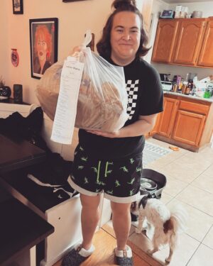 Betsy Sodaro Instagram - A couple weekends ago we ordered this much Taco Bell two nights in a row.  It was the greatest weekend ever.