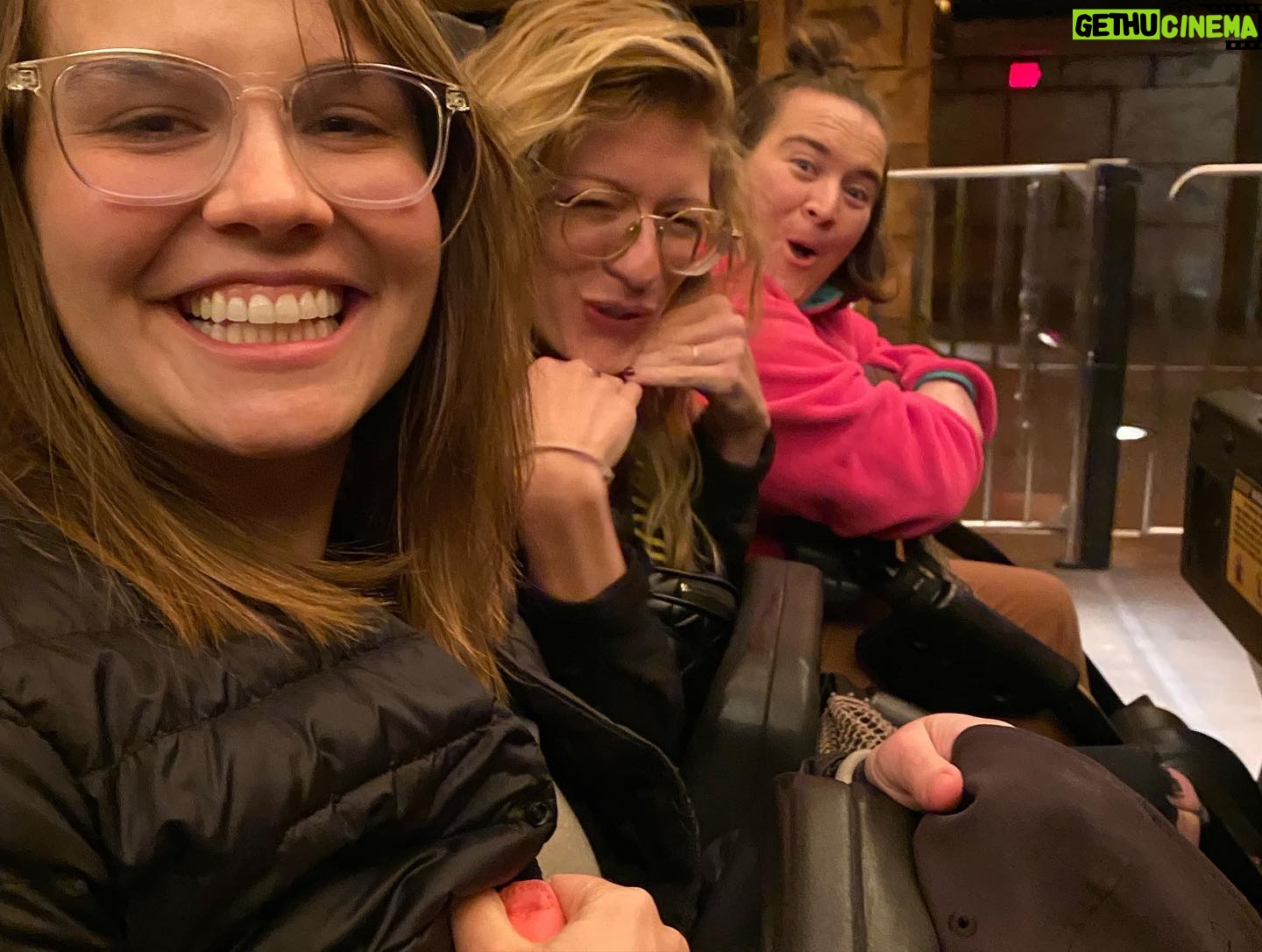 Betsy Sodaro - 1.7K Likes - The other day we went to Universal Studios for an hour and a half. We saw the animal show and rode the Mummy twice. It was perfect.