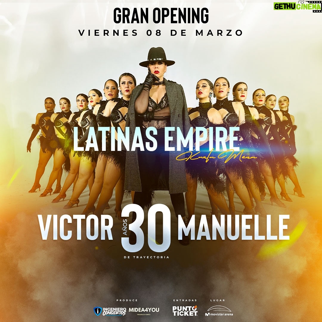 Betsy Camino Instagram - Tenemos el agrado de informar el gran opening, @latinasempirekm de @karla_alejandra_m son nuestras invitadas para el día 08 de marzo para el movistar arena, Victor Manuelle celebración de 30 años de trayectorias. Latinas Empire de Karla meza triunfaron en; @byc_competitio de @betsycamino premio es participar en la apertura del evento de Victor Manuelle con un show tremendo que nos tienen preparados… muchas felicidades nuevamente a; @betsycamino @byc_competition @karla_alejandra_m @latinasempirekm @cesar_moreno06 @djpamanar