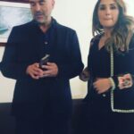 Betty Monroe Instagram - Que placer trabajar con ustedes, los voy a extrañar. Extrañare reír sin parar, jugar y filosofar. Extrañare tus cara @pelongomis y tu sonrisa de amor @dulcemaria #MuyPadresTV