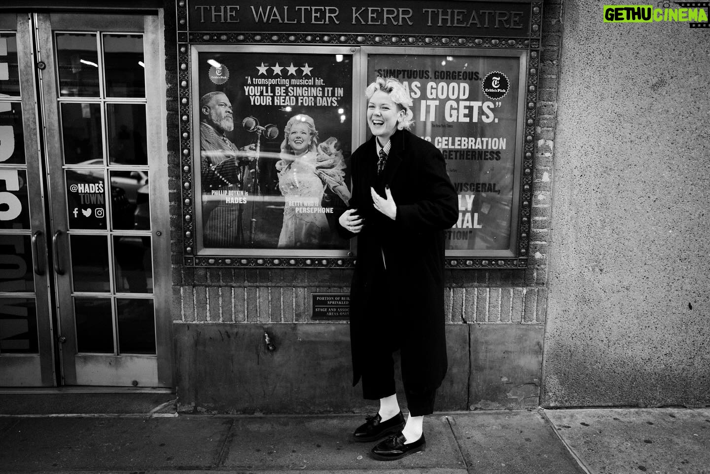 Betty Who - 11.7K Likes - some moments from my last day at the Walter Kerr 😭🚂🍷
i am endlessly grateful i got to ride that train to the end of the line with my new and now forever family @hadestown
i think it’s gonna take me a while to stop constantly running steps and songs in my head getting ready for that nights performance.
thank you to every single one of you who have supported me on this journey! it’s so vulny! to just… do something you have literally never done before and just hope you don’t embarrass yourself! so many of you have been sooo kind and reassuring. the way i have been gassed up at stage door by some of yall?!?!? and god bless my FRIENDS. you beautiful people. who have been so patient and gentle with me while this schedule has taken over my life. i know shows are expensive and not everyone is a musical theatre nerd like me! the fact that so many of you travelled from far and wide to buy a ticket to Hell just to show up for me blows my mind. i love you all so much.
sharing a closing night with @_solaylay will be a core memory for ever and ever. it’s rare at this age to connect with someone and feel like you’ve been friends since birth. that’s me and this silly goose! see u soon bean u’ll never be rid of me now!
finally just a lil note about @zcassar
this man. this MAN!!! zak has been the most supportive partner to me in the last six months in a way i can’t really put words to. this lifestyle is hard, especially being away from home for as long as we have been. to imagine doing it without him seems impossible. not to mention sitting yesterday with him, going through the images he has captured of this part of my life. the way he sees the world is such beautiful art. he always says his best pictures are the ones he takes of people he loves. that’s why his best pictures are always of me 🥹😭😭😭
this has been such a huge chapter. i have learned so much and am SO. GRATEFUL! if there’s one thing about me, it’s that i’m just a show girl at heart!
HERE’S TO MORE SHOWS! MORE WIGS! MORE ADVENTURES IN THE THEATRE TO COME! ⭐️