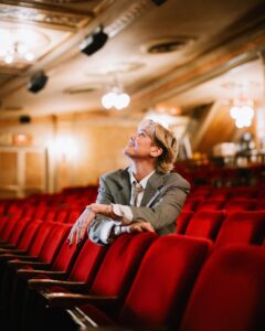 Betty Who Instagram - 4 left 🔦🧱❤️‍🔥 @hadestown we took these portraits my first month in the theatre. as persephone says - THAT WAS NOT SIX MONTHS!!!!!! final weekend!!! who’s coming?!
