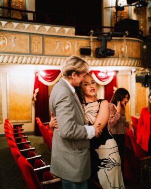 Betty Who Instagram - 4 left 🔦🧱❤️‍🔥 @hadestown 

we took these portraits my first month in the theatre. as persephone says - THAT WAS NOT SIX MONTHS!!!!!! final weekend!!! who’s coming?!