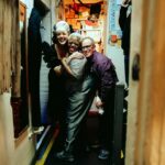 Betty Who Instagram - 5 left 👠🥀🖤 @hadestown these photos of me calling lillias down the stairs before we open act 2 together will never cease to remind me how CRAZY it is that i’ve gotten to share the stage with her. broadway legend Lillias f*cking White!!! i have learned so much and she makes me LAUGH. she doesn’t just sing, she channels. music feels better coming from her, it feels divine, it feels touched. like the way she’s singing it was what was written on the cosmic page all along. it’s been my absolute honour to learn from the best and call you my friend @lilliaswhiteofficial ❤️😭 i also love that Zak captured the hallway next to stage. it’s just. a hallway. decorated with love by our stage managers. yet it holds legends! awaiting their places call! legends who are about to change someone’s life on the other side of that hallway. idk man. i love the theatre.