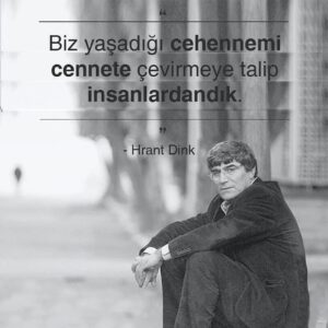Betül Arım Instagram - 17 yıl dile bile kolay değil. Hâlâ değişen bir şey yok.  Gazeteciler sadece mesleklerini yaptıkları için tutuklanıyor, yargılanıyor, linç ediliyor, dövülüyor, hapse atılıyor, öldürülüyorlar. Biz bu insanlık suçlarından bu utançtan ne zaman kurtulacağız. Hrant’ın dediği gibi tek yolumuz bir arada yaşamayı savunmak olmalı. Bu yol hem aklın hem vicdanın gereği 👫🤝🙏💙 Bir olursak var oluruz ayrışırsak yok oluruz.🥰🤝🥰

Rakel Dink, eşi gazeteci Hrant Dink’i uğurlarken, on binlerce kişiye "Sevgiliye Mektup"unu okudu. Mektuba, yalnızca kendisinin ve torunları Nora'nın kullandığı, Hrant Dink'in takma adıyla, "Çutağım" (kemanım) diyerek başladı.
Aşağıda, Rakel Dink'in mektubunu okuyabilirsiniz.

Çutağıma eş olmak bana verildi. Bugün çok acılı ve onurlu olarak buradayım. Ben, çocuklarımı, ailem ve sizler çok acılıyız. Bu sessiz sevgi biraz olsun bize güç katıyor. Kederli bir sevinç yaşatıyor. İncil'den Yuhanna 15:13'te hiç kimsede, insanların dostları uğruna canını vermesinden daha büyük bir sevgi yoktur der. Sevgili dostlar, bugün bedenimin yarısını, sevgilimi, çocuklarımın babasını, sizin kardeşinizi uğurluyoruz. Sağdakine, soldakine, öndekine, arkadakine rahatsızlık saygısızlık vermeden, sloganlar pankartlar açmadan sessiz bir yürüyüş gerçekleştiriyoruz. Bugün sessizlik ile büyük bir ses yükselteceğiz. Bugün derinliklerin ışığa yükseldiği günün başlangıcıdır.

Yaşı kaç olursa olsun; 17 veya 27, katil kim olursa olsun, bir zamanlar bebek olduklarını biliyorum. Bir bebekten bir katil yaratan karanlığı sorgulamadan hiçbir şey yapılmaz kardeşlerim...

Kardeşlerim,
Onun doğruluğa olan sevgisi, şeffaflığa olan sevgisi, dostuna olan sevgisi onu buraya getirdi. Korkuya meydan okuyan sevgisi onu büyüttü. Diyorlar ki "O büyük bir adamdı." Size sorarım:"O büyük mü doğdu?" Hayır! O da bizim gibi doğdu.
(Yazının Devamı Yorumda)
🙏🏼😔
#hrantdink #rakeldink #anıyoruz #özgürlük #adalet #doğruluk #gazetecilereözgürlük #basınhakları #hrantdinkvakfı
