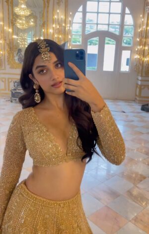 Bhagyashri Borse Instagram - Balle balle vibes wherever I go 💃🏻