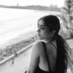 Bhagyashri Borse Instagram - There was once a little girl.. who dreamt of reaching the skies and the stars.. Coming from nowhere she wondered how, and at times lost hope too.. So many told her she wouldn’t.. They told her to not dream so big, and that’s it’s a little stupid.. But, Can you tell a Tigress to not hunt? She kept going on and on..building an empire full of love and light, with a pinch of magic inside.. There she is..standing, fulfilling her dreams, little by little, looking at the sea, with a dream 🤍