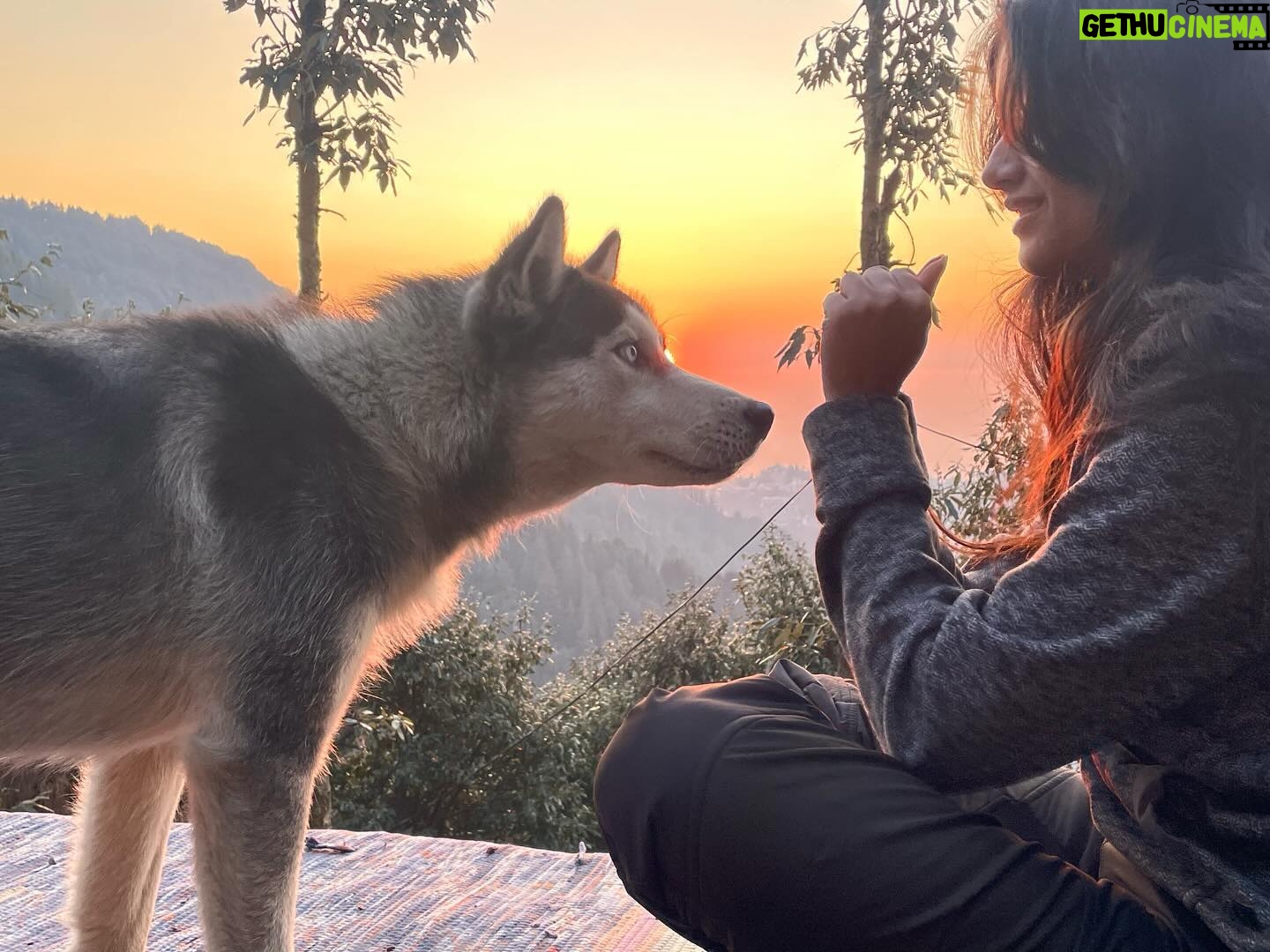Bhagyashri Borse Instagram - just a simple mountain girl, painting her dreams on the canvas of the sky ⛰️🦅