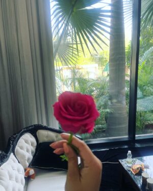 Bhagyashri Borse Instagram - Felt cute 🐒