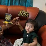 Bharatha Naidu Instagram - New year cliks.. This is 1St new year celebration of @laya_bharath