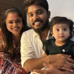 Bharatha Naidu Instagram - New year cliks.. This is 1St new year celebration of @laya_bharath
