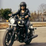 Bhoomi Shetty Instagram - Not all storms bring destruction, Some bring liberation 🌟🧿 . . . . . Photography @maidana.evaphotofilms Styling @_shilpa_hegde MUA @that_tyagi_girl Production @parashu.films . . . . . . . . #alittlebrowngirl #bhoomishetty #actor #biker #braids #hairgoals #royalenfield #ride #grip #motorcycle #motogirl #bikersofinstagram #sandalwood #tollywood #kollywood #mollywood