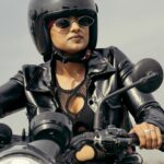 Bhoomi Shetty Instagram - Not all storms bring destruction, Some bring liberation 🌟🧿 . . . . . Photography @maidana.evaphotofilms Styling @_shilpa_hegde MUA @that_tyagi_girl Production @parashu.films . . . . . . . . #alittlebrowngirl #bhoomishetty #actor #biker #braids #hairgoals #royalenfield #ride #grip #motorcycle #motogirl #bikersofinstagram #sandalwood #tollywood #kollywood #mollywood