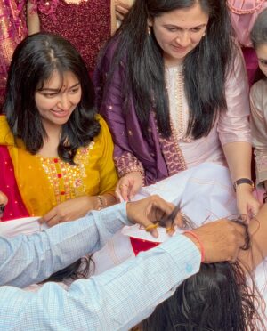 Bhoomi Trivedi Instagram - At Becharaji 🙏🙏 
#Bahucharaji #family #traditions #rituals #Gujarat
