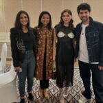 Bhoomi Trivedi Instagram – Thank you @showsofindia for honouring my work.
 Evening be special when meeting precious people ❤️