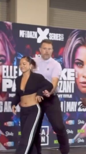 Bi Nguyen Instagram - She was talking all that shit during the press. I’m more of a face to face person. 😈