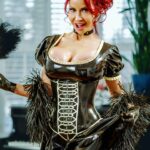 Bianca Beauchamp Instagram - Time to fluff some dust! Any taker? New set at ILOVEBIANCA #cosplay #latex #maid #uniform #redhead