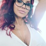 Bianca Beauchamp Instagram - I'm such a geek, I know #redhead #geek #blouse #fun