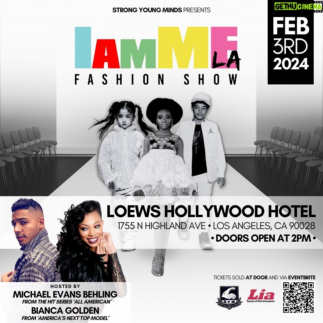 Bianca Golden Instagram - I’m so excited to finally be able to announce that The I Am Me Kids fashion show is going down Feb 3rd- hosted by @michaelb05 and myself. Remaining tickets can be purchased through the link in @tekajones bio. See you there!