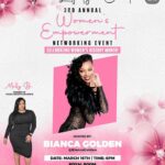 Bianca Golden Instagram - In light of “𝒲𝑜𝓂𝑒𝓃’𝓈 𝐻𝒾𝓈𝓉𝑜𝓇𝓎 𝑀𝑜𝓃𝓉𝒽” Your Lifestyle Events will be hosting their 3rd Annual Women’s Empowerment Networking Event. The event will be located at The Royal Room in Freeport, NY (395 W Sunrise Hwy. Freeport, NY 11520) This event creates a platform for ALL women. There will be various topics covered by the guest and we also want to hear from our attendees. What’s better than a room full of powerful and beautiful women uplifting and spreading positivity! Host / Event Planner: Melissa “Melly B.” Butler, Owner of Your Lifestyle Events and Co-Founder of Long Island Fashion Week @YourLifestyleEvents / @Official.WeNetwork Women are powerful, women are fearless, most of all women are limitless! DRESS CODE: CLASSY CHIC For any questions please send an email to YourLifestyleEvents@gmail.com or contact via Instagram DM @YourLifestyleEvents OR @Official.WeNetwork