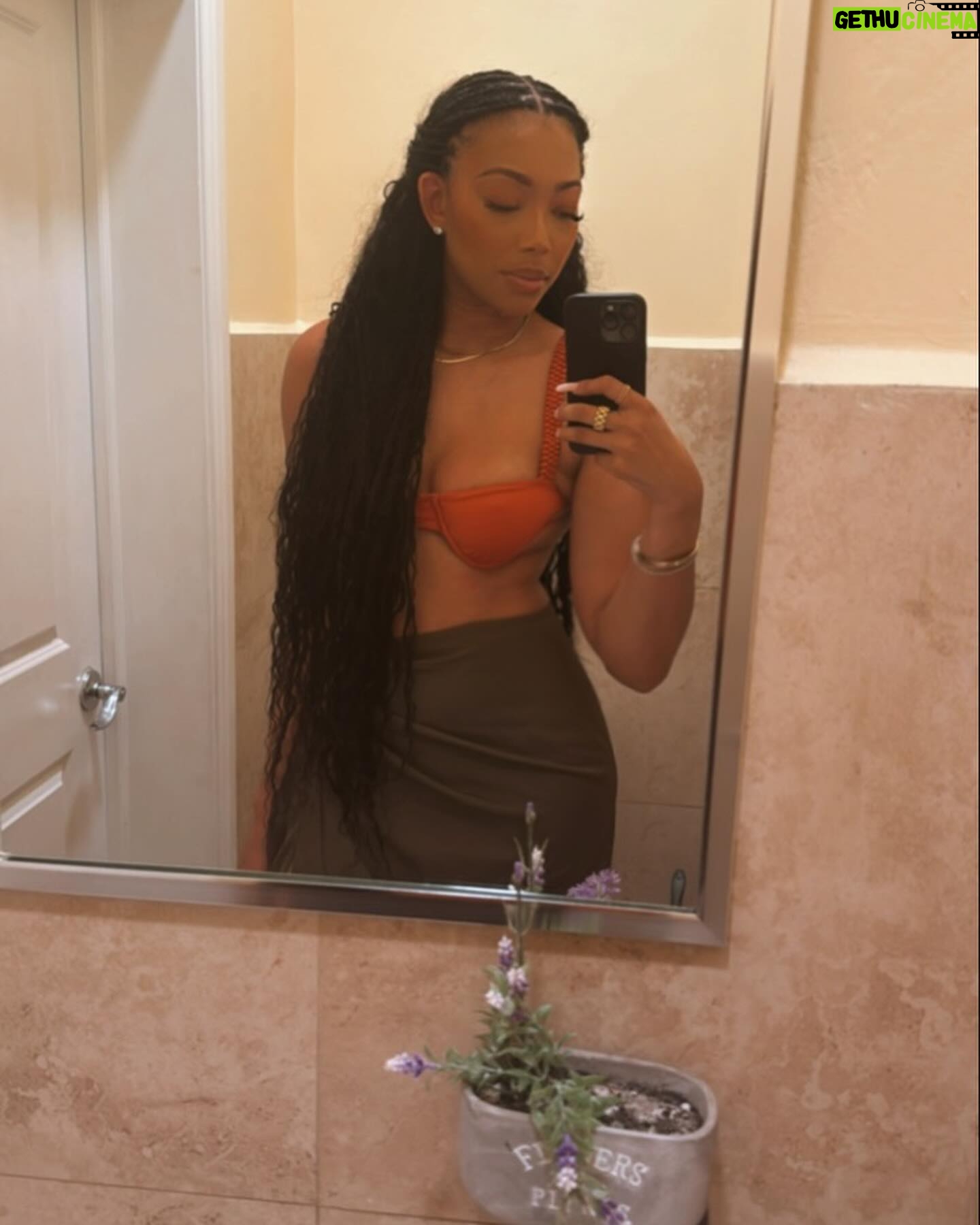 Bianca Golden Instagram - I think braids and tan lines may be my mood all summer. What’s yours?